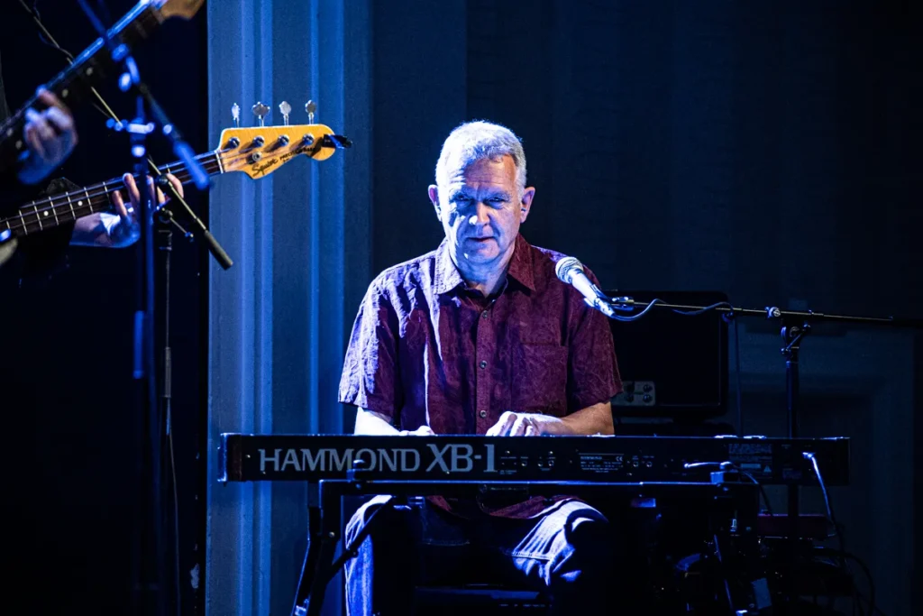 Stefan i et koncentreret øjeblik